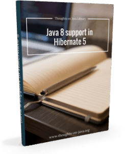 Java 8 support in Hibernate 5 - 3d cover
