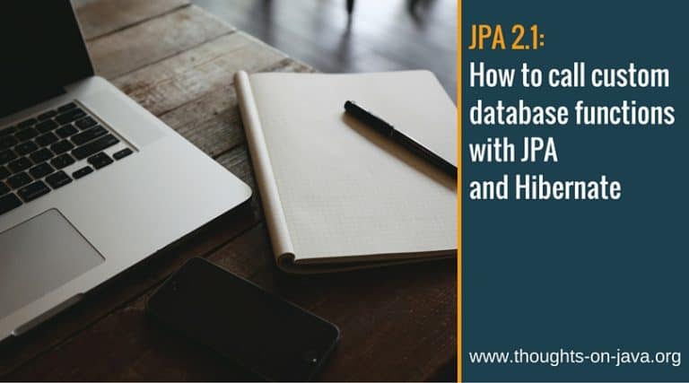 How to call custom database functions with JPA and Hibernate