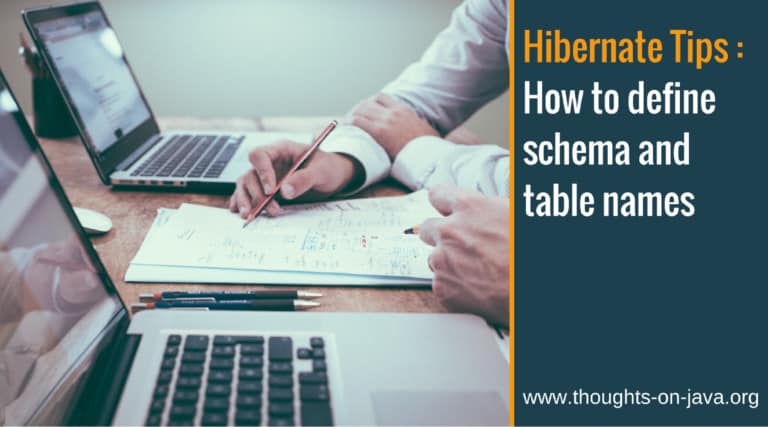 Hibernate Tips: How to define schema and table names