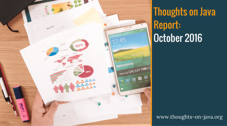Thoughts on Java Report October 2016