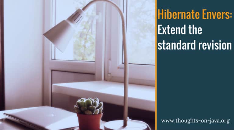 Hibernate Envers – Extend the standard revision