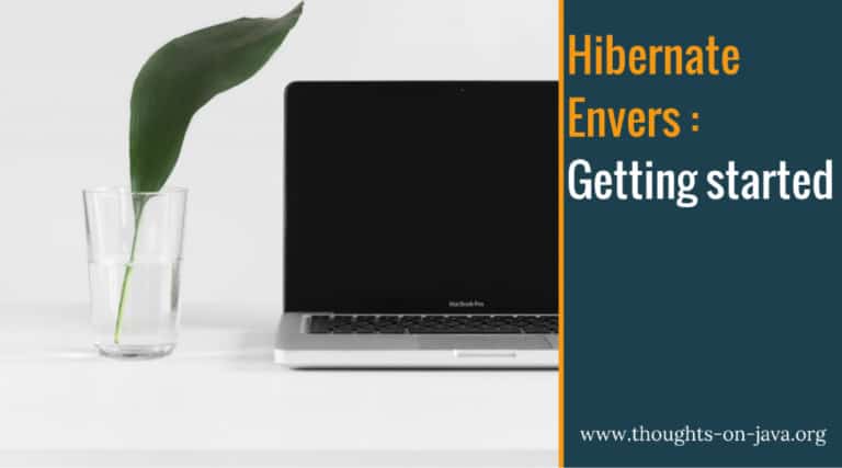 Hibernate Envers – Getting started